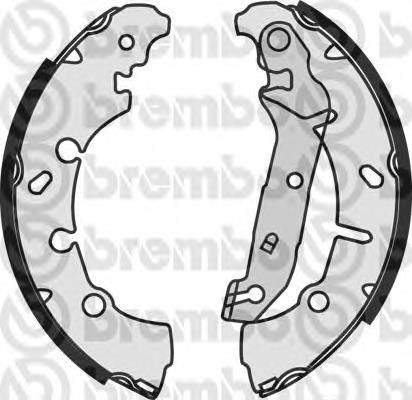 Sapatas do freio traseiras de tambor Brembo S24532 preço, a partir de 32,10 USD