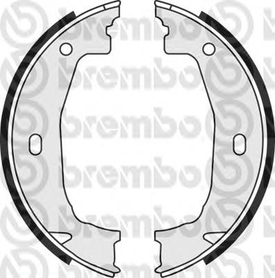 Sapatas do freio de estacionamento Brembo S06510 preço, a partir de 24,47 USD