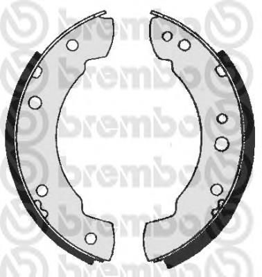 Sapatas do freio traseiras de tambor Brembo S23566 preço, a partir de 64,99 USD