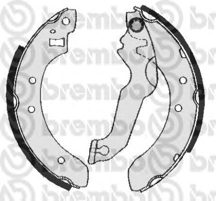 5015659 Ford Sapatas do freio traseiras de tambor