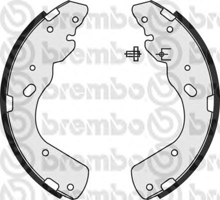 Sapatas do freio traseiras de tambor Brembo S23576 preço, a partir de 90,50 USD