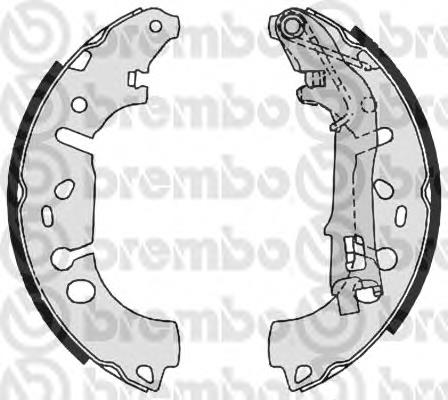 Sapatas do freio traseiras de tambor Brembo S23531 preço, a partir de 44,89 USD