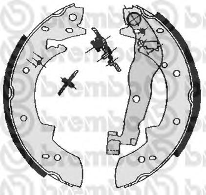 Sapatas do freio traseiras de tambor Brembo S68511 preço, a partir de 32,13 USD