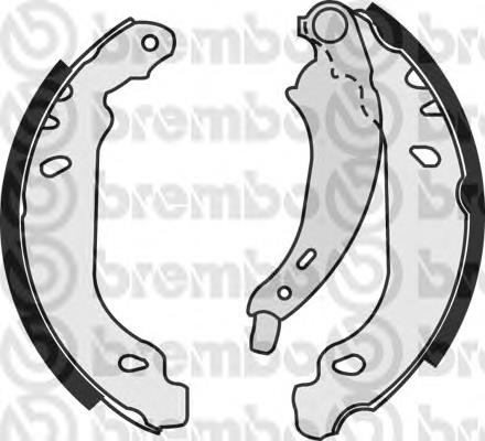 Sapatas do freio traseiras de tambor Brembo S61525 preço, a partir de 25,05 USD