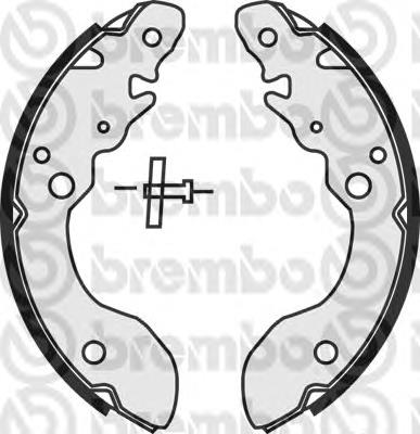 GF834AF Japan Parts Sapatas do freio traseiras de tambor