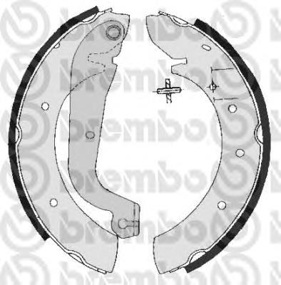 Sapatas do freio traseiras de tambor Brembo S61514 preço, a partir de 62,30 USD