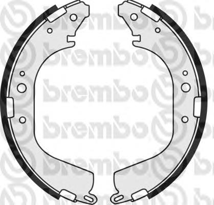 Sapatas do freio traseiras de tambor 0449560010 Toyota