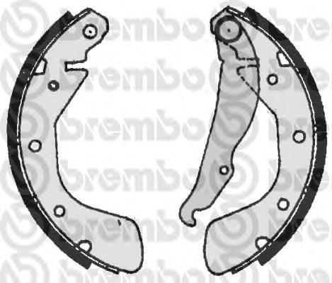 Sapatas do freio traseiras de tambor Brembo S59513 preço, a partir de 32,39 USD