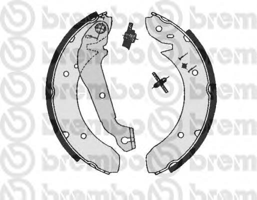 5830533A00 Hyundai/Kia Sapatas do freio traseiras de tambor