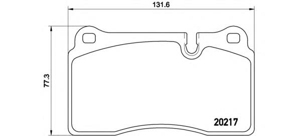 Sapatas do freio dianteiras de disco Brembo P44018 preço, a partir de 54,66 USD