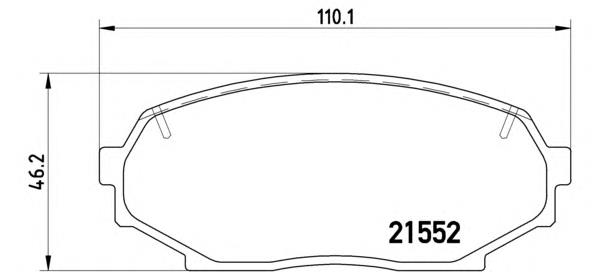 Sapatas do freio dianteiras de disco Brembo P49017 preço, a partir de 43,63 USD