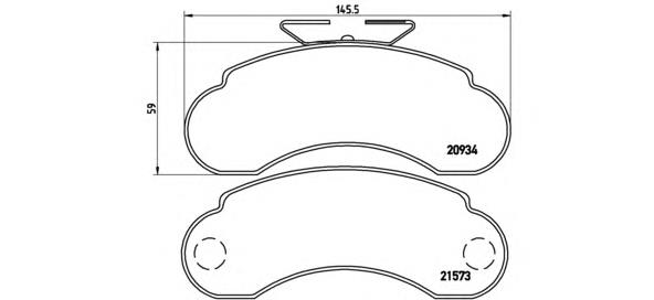 Sapatas do freio dianteiras de disco Mercedes A6314200120 preço, a partir de 38,62 USD