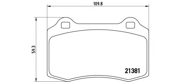 Sapatas do freio traseiras de disco Brembo P36020 preço, a partir de 63,00 USD