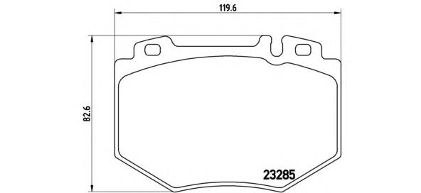 Sapatas do freio dianteiras de disco Brembo P50048 preço, a partir de 73,31 USD