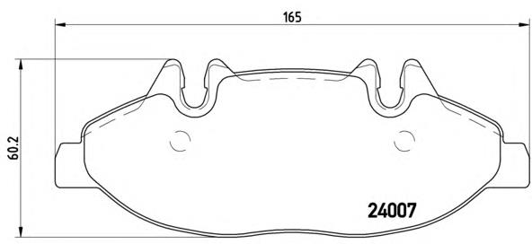 Sapatas do freio dianteiras de disco Brembo P50050 preço, a partir de 38,86 USD