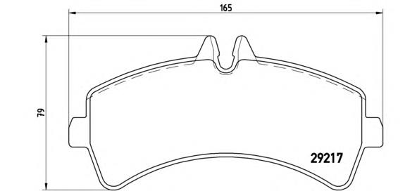 Sapatas do freio traseiras de disco Brembo P50060 preço, a partir de 35,27 USD