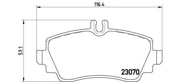 Sapatas do freio dianteiras de disco Brembo P50035 preço, a partir de 28,25 USD