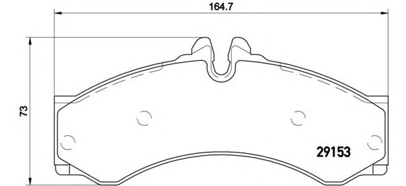 Sapatas do freio dianteiras de disco Brembo P50028 preço, a partir de 37,39 USD