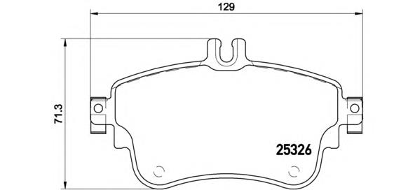 Sapatas do freio dianteiras de disco Brembo P50094 preço, a partir de 41,40 USD