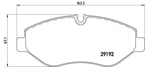 Sapatas do freio dianteiras de disco Brembo P50085 preço, a partir de 42,71 USD