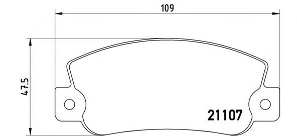 Sapatas do freio traseiras de disco Brembo P23032 preço, a partir de 24,02 USD