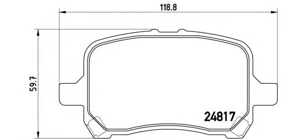 Sapatas do freio dianteiras de disco Brembo P10014 preço, a partir de 54,86 USD