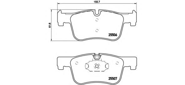 Sapatas do freio dianteiras de disco Brembo P06070 preço, a partir de 52,07 USD