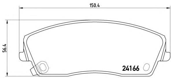 Compre 5174001AD Chrysler Sapatas do freio dianteiras de disco