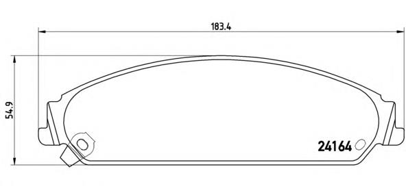 Sapatas do freio dianteiras de disco Brembo P11017 preço, a partir de 54,19 USD