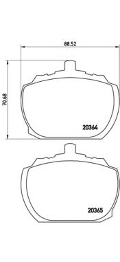 Sapatas do freio dianteiras de disco Ford 5018907 preço, a partir de 26,18 USD