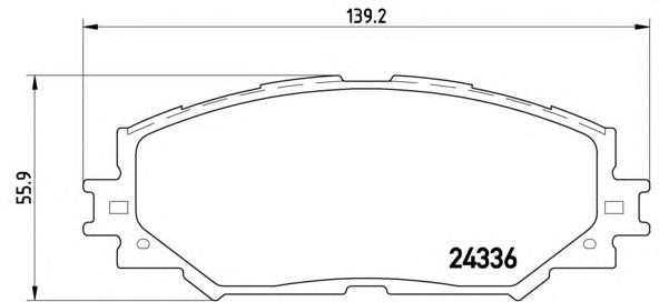Sapatas do freio dianteiras de disco Brembo P83082 preço, a partir de 29,07 USD
