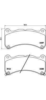 Compre 044650W120 Toyota Sapatas do freio dianteiras de disco