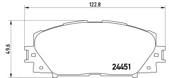 Sapatas do freio dianteiras de disco Brembo P83106 preço, a partir de 31,41 USD