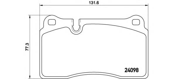 Sapatas do freio dianteiras de disco Brembo P85116 preço, a partir de 54,72 USD