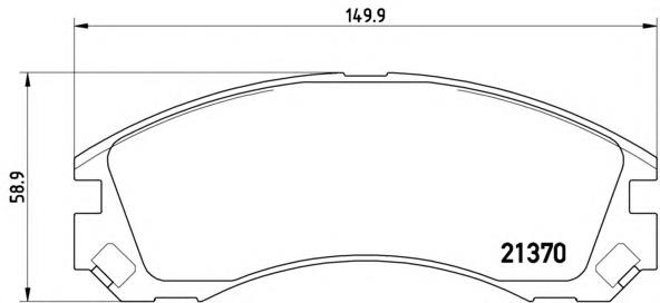 Sapatas do freio dianteiras de disco Brembo P61089 preço, a partir de 28,94 USD