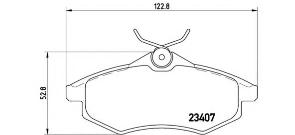 Sapatas do freio dianteiras de disco Brembo P61074 preço, a partir de 23,46 USD