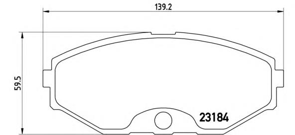 Sapatas do freio dianteiras de disco Brembo P56052 preço, a partir de 33,79 USD