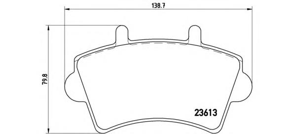 Sapatas do freio dianteiras de disco Brembo P59039 preço, a partir de 30,05 USD