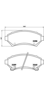Compre 1605067 Opel Sapatas do freio dianteiras de disco