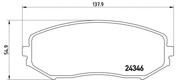 Sapatas do freio dianteiras de disco Brembo P79018 preço, a partir de 31,38 USD