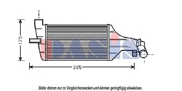 Compre 95512979 Opel Radiador de intercooler