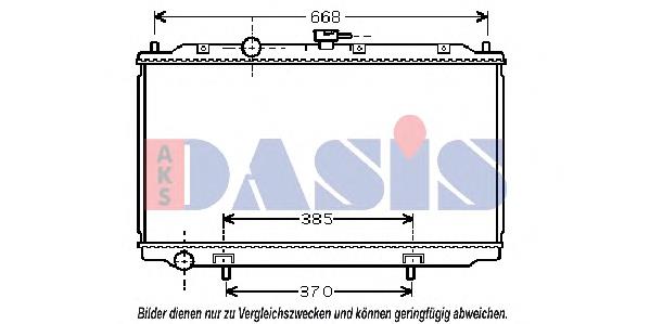 Radiador de esfriamento de motor Nissens 68718 preço, a partir de 120,47 USD