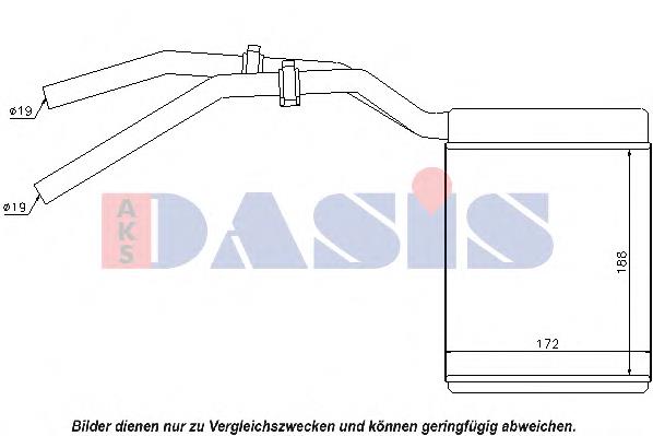 Radiador de forno (de aquecedor) 3202N82 Polcar