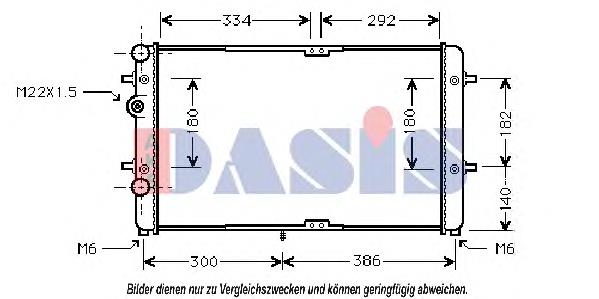 Compre 869888C VAG Radiador de esfriamento de motor