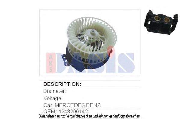 Motor de ventilador de forno (de aquecedor de salão) Mercedes 1248200142 preço, a partir de 83,59 USD