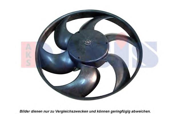 Ventilador elétrico de esfriamento montado (motor + roda de aletas) 721524 Hans Pries (Topran)
