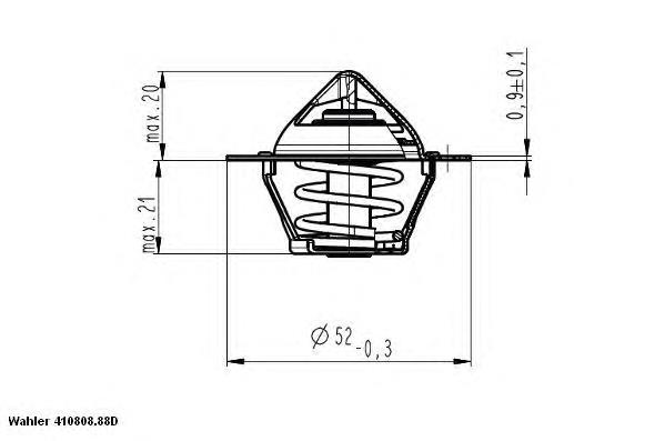 Termostato Land Rover PEL10016 preço, a partir de 10,38 USD