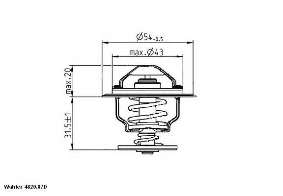 Termostato Denso DTM87527