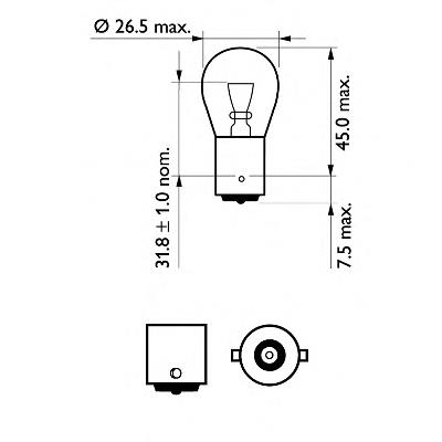 Lâmpada 12498VPB2 Philips