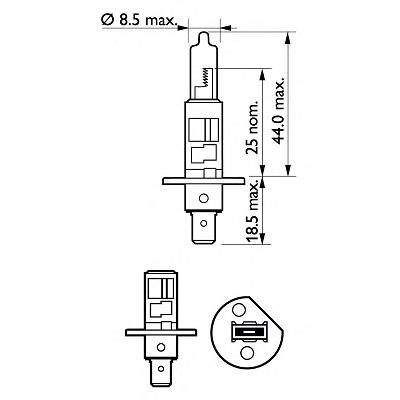 Lâmpada halógena 12258PRB1 Philips